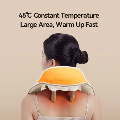 Kneading Neck Shoulder Massager with Heat Shiatsu