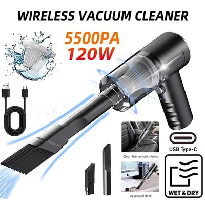 Wireless Vacuum Cleaner Dual Use for Home and Car